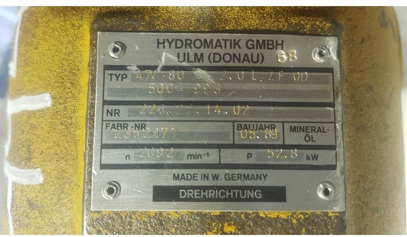 Hydromatik A7V80LV20LZF0D - Load sensing pump - Хидравлика: снимка 4 Hydromatik A7V80LV20LZF0D - Load sensing pump - Хидравлика: снимка 4