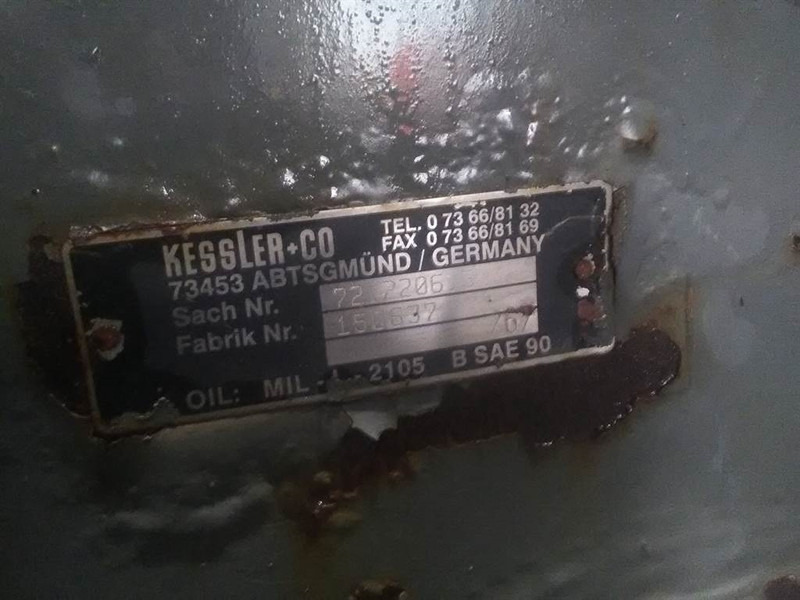 Kessler+CO 72.2206 - Axle/Achse/As - Ос и части за Строителна техника: снимка 5 Kessler+CO 72.2206 - Axle/Achse/As - Ос и части за Строителна техника: снимка 5