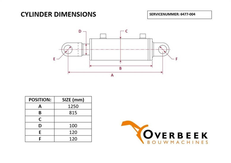 Komatsu WA470/480 - Cylinder/Zylinder/Cilinder - Хидравлика за Строителна техника: снимка 4 Komatsu WA470/480 - Cylinder/Zylinder/Cilinder - Хидравлика за Строителна техника: снимка 4