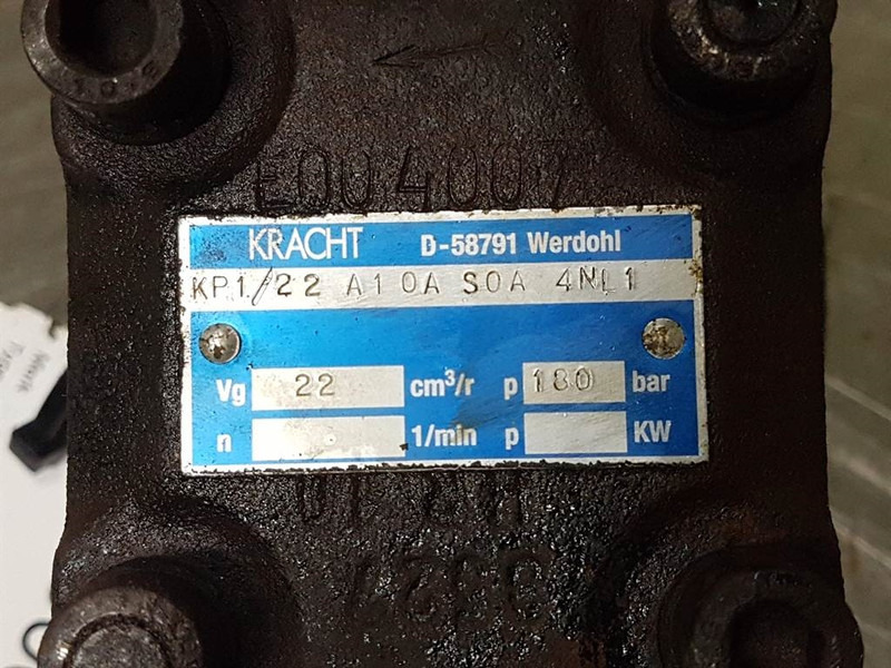 Kracht KP1/22A10AS0A - Gearpump/Zahnradpumpe - Хидравлика за Строителна техника: снимка 4 Kracht KP1/22A10AS0A - Gearpump/Zahnradpumpe - Хидравлика за Строителна техника: снимка 4