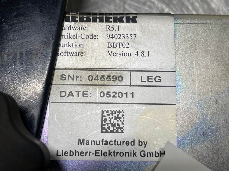 Liebherr A934C-94023357-BBT02-R5.1-Display unit/Dashboard - Електрическа система за Строителна техника: снимка 5 Liebherr A934C-94023357-BBT02-R5.1-Display unit/Dashboard - Електрическа система за Строителна техника: снимка 5