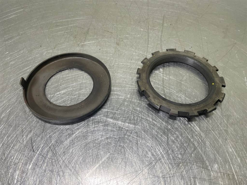 Liebherr L574-4635105/7615100-Slotted nut/Nutmutter/Plate - Ос и части за Строителна техника: снимка 1 Liebherr L574-4635105/7615100-Slotted nut/Nutmutter/Plate - Ос и части за Строителна техника: снимка 1