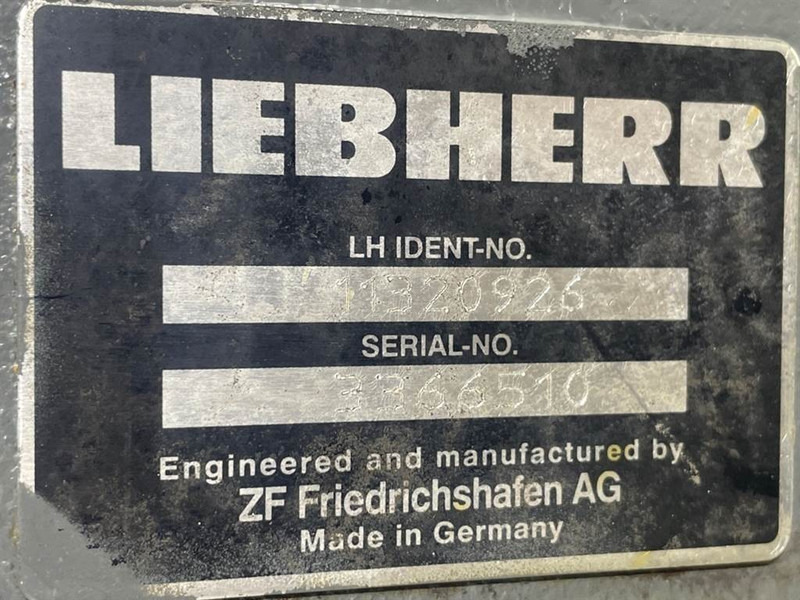 Скоростна кутия за Строителна техника Liebherr LH24M-11320926-Transmission/Getriebe/Transmissie: снимка 7