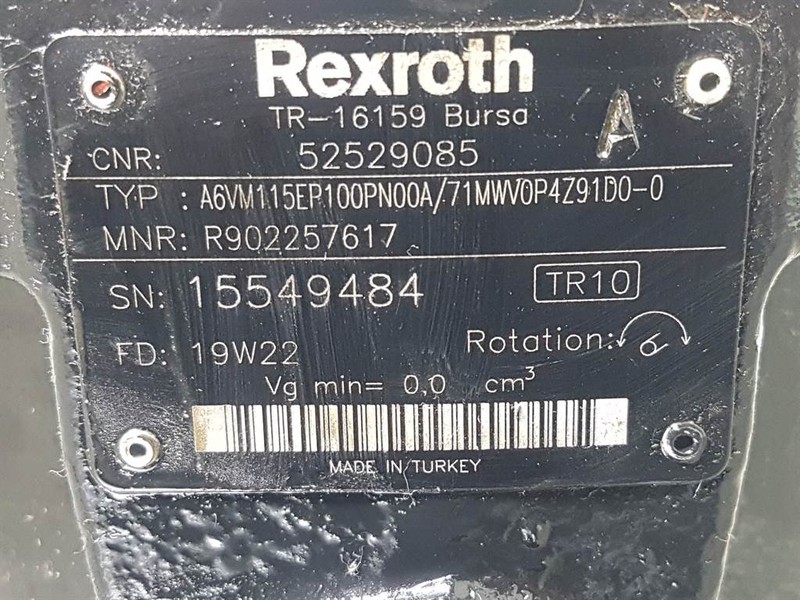 Manitou MLT630/730-Rexroth A6VM115EP100PN00A-Drive motor - Хидравлика за Строителна техника: снимка 4 Manitou MLT630/730-Rexroth A6VM115EP100PN00A-Drive motor - Хидравлика за Строителна техника: снимка 4