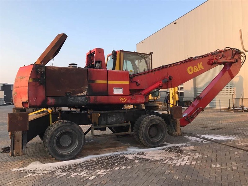 Колесен багер O & K MH 6.5 (For parts): снимка 6
