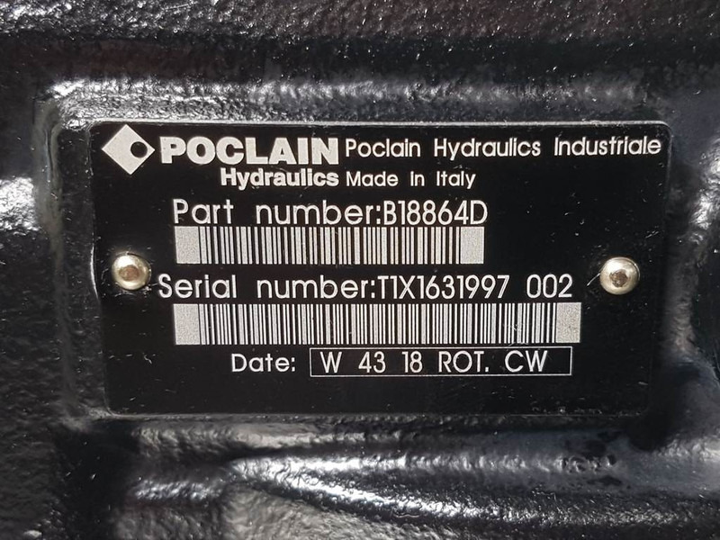 Poclain B18864D - Drive pump/Fahrpumpe/Rijpomp - Хидравлика за Строителна техника: снимка 5 Poclain B18864D - Drive pump/Fahrpumpe/Rijpomp - Хидравлика за Строителна техника: снимка 5
