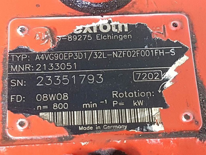 Хидравлика за Строителна техника Rexroth A4VG90EP3D1/32L-R902133051-Drive pump/Fahrpumpe: снимка 6
