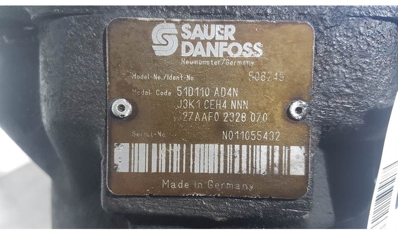 Sauer Danfoss 51D110AD4N-Drive motor/Fahrmotor/Rijmotor - Хидравлика: снимка 3 Sauer Danfoss 51D110AD4N-Drive motor/Fahrmotor/Rijmotor - Хидравлика: снимка 3