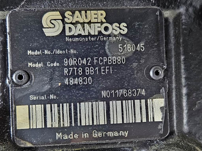 Sauer Danfoss 90R042FCPBB80R7T8-Drive pump/Fahrpumpe/Rijpomp - Хидравлика за Строителна техника: снимка 5 Sauer Danfoss 90R042FCPBB80R7T8-Drive pump/Fahrpumpe/Rijpomp - Хидравлика за Строителна техника: снимка 5