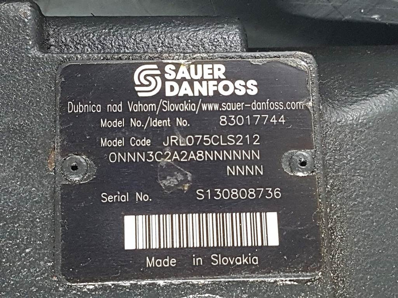 Sauer Danfoss JRL075CLS2120NNN3C2A2A8NNNNNNNNNN - Хидравлика за Строителна техника: снимка 3 Sauer Danfoss JRL075CLS2120NNN3C2A2A8NNNNNNNNNN - Хидравлика за Строителна техника: снимка 3