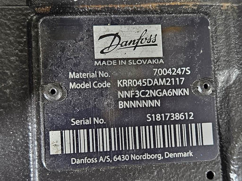 Sauer Danfoss KRR045DAM2117-7004247S-Load sensing pump - Хидравлика за Строителна техника: снимка 5 Sauer Danfoss KRR045DAM2117-7004247S-Load sensing pump - Хидравлика за Строителна техника: снимка 5