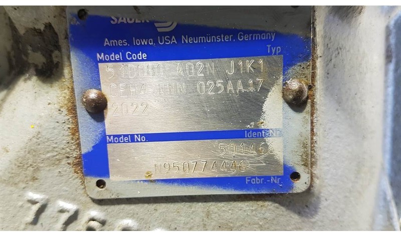 Sauer Sundstrand 51D080AD2N -Drive motor/Fahrmotor - Хидравлика: снимка 4 Sauer Sundstrand 51D080AD2N -Drive motor/Fahrmotor - Хидравлика: снимка 4