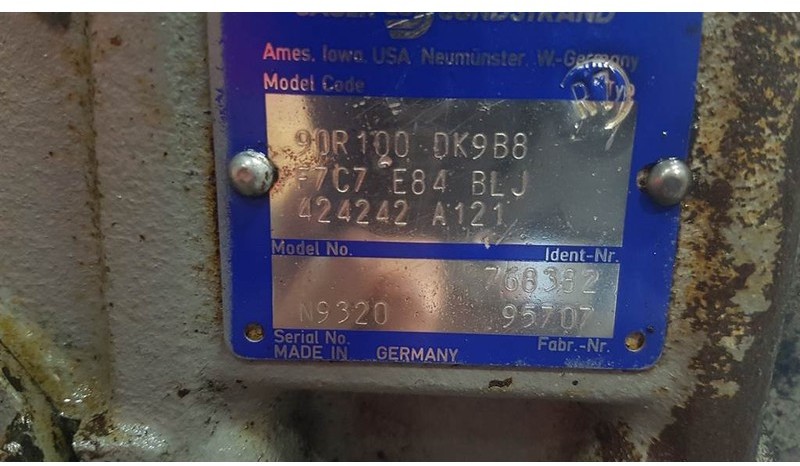 Sauer Sundstrand 90R100DK9B8 - Paus RL1051 - Pump - Хидравлика: снимка 3 Sauer Sundstrand 90R100DK9B8 - Paus RL1051 - Pump - Хидравлика: снимка 3