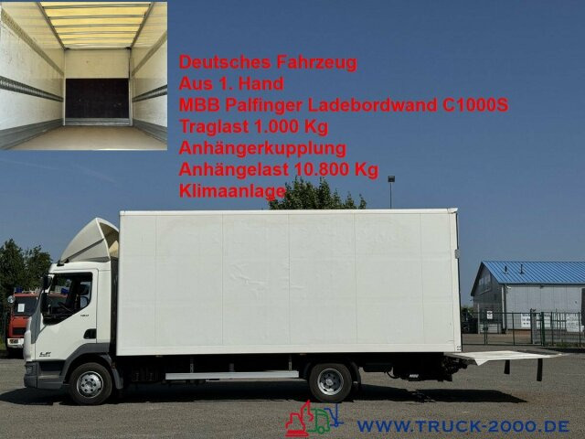 DAF LF 180 MBB Palfinger LBW 1.000 Kg + AHK + Klima - Лекотоварен автомобил фургон: снимка 1 DAF LF 180 MBB Palfinger LBW 1.000 Kg + AHK + Klima - Лекотоварен автомобил фургон: снимка 1