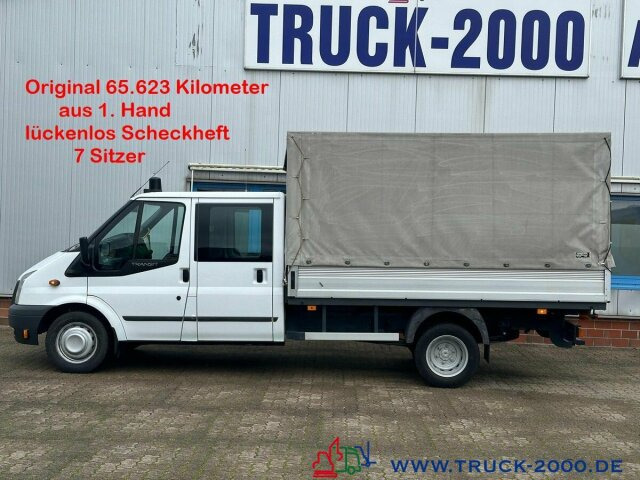 Ford Transit FT 460 DoKa 7 Sitzer Nur 65.623KM 1.Hand - Брезентов бус, Бус с двойна кабина: снимка 1 Ford Transit FT 460 DoKa 7 Sitzer Nur 65.623KM 1.Hand - Брезентов бус, Бус с двойна кабина: снимка 1