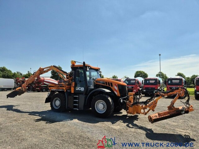 Трактор JCB Fastrac inklusive 4x4 Mulag Front + Heck Mäher: снимка 12