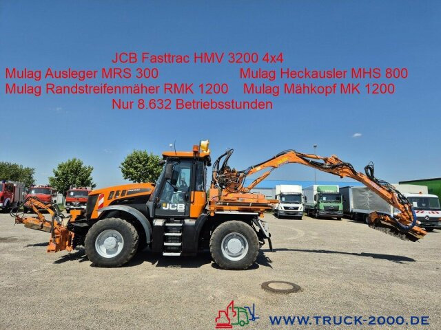JCB Fastrac inklusive 4x4 Mulag Front + Heck Mäher - Трактор: снимка 1 JCB Fastrac inklusive 4x4 Mulag Front + Heck Mäher - Трактор: снимка 1