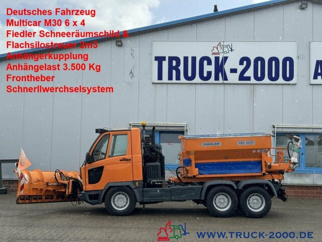 Multicar M30 6x4 3 Achsen Winterdienst Schild +Streuer - Лекотоварен автомобил: снимка 1 Multicar M30 6x4 3 Achsen Winterdienst Schild +Streuer - Лекотоварен автомобил: снимка 1