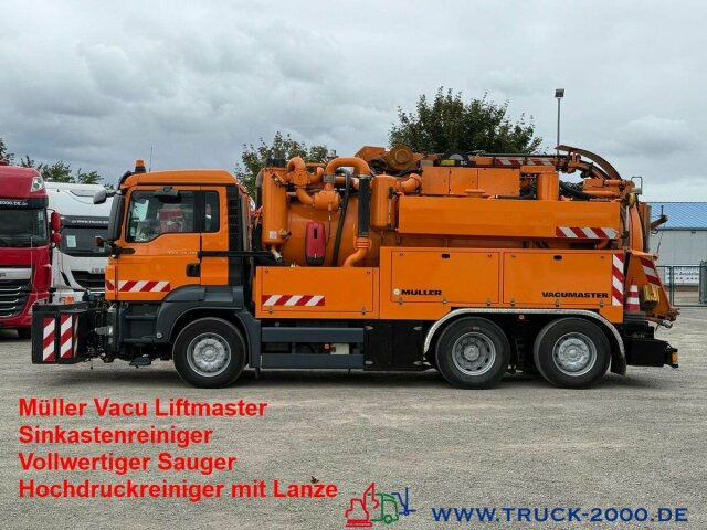 MAN 26.320 Müller Kanal Sauger + Sinkkastenreiniger - Каналопочистваща машина: снимка 1 MAN 26.320 Müller Kanal Sauger + Sinkkastenreiniger - Каналопочистваща машина: снимка 1
