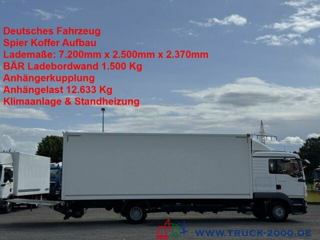 MAN TGL 12.250 LBW Großes Haus AHK Klima Standhzg. - Камион фургон: снимка 1 MAN TGL 12.250 LBW Großes Haus AHK Klima Standhzg. - Камион фургон: снимка 1