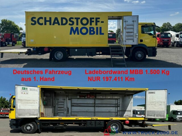 MAN TGM 15.250 Dünnschede Schadstoffmobil LBW 197TKM - Камион фургон: снимка 1 MAN TGM 15.250 Dünnschede Schadstoffmobil LBW 197TKM - Камион фургон: снимка 1