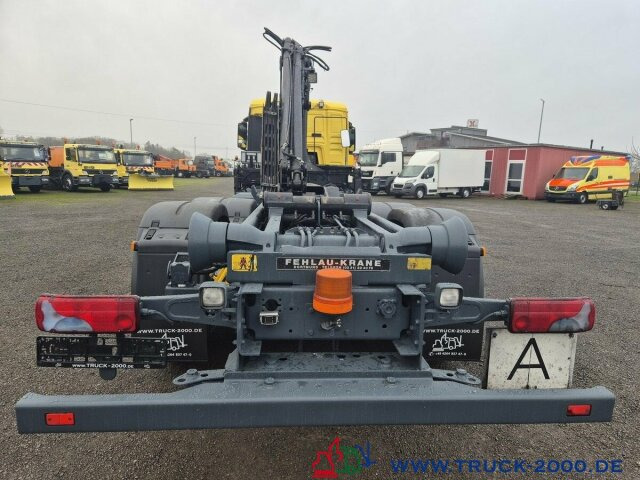 Мултилифт с кука камион, Камион с кран MAN TGS 26.320 Meiller RK 2070+ Kran MKG HLK 177+FB: снимка 11