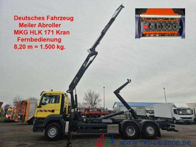 MAN TGS 26.320 Meiller RK 2070+ Kran MKG HLK 177+FB - Мултилифт с кука камион, Камион с кран: снимка 1 MAN TGS 26.320 Meiller RK 2070+ Kran MKG HLK 177+FB - Мултилифт с кука камион, Камион с кран: снимка 1
