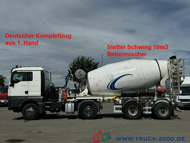 MAN TGX 18.460 XL Stetter Schwing 10m3 Deutscher LKW - Бетоновоз: снимка 1 MAN TGX 18.460 XL Stetter Schwing 10m3 Deutscher LKW - Бетоновоз: снимка 1