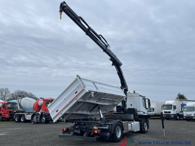 Самосвал камион, Камион с кран Mercedes-Benz Antos 1830 Hiab X-HIDUO138E2 Kran +FB 5+6 Kreis: снимка 13