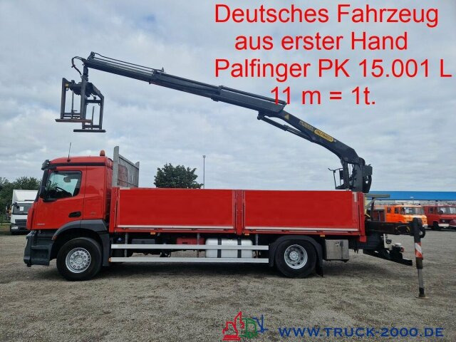 Mercedes-Benz Arocs 1836 Kran PK15001L 11m=1t. 5+6.Steuerkreis - Бордови камион, Камион с кран: снимка 1 Mercedes-Benz Arocs 1836 Kran PK15001L 11m=1t. 5+6.Steuerkreis - Бордови камион, Камион с кран: снимка 1