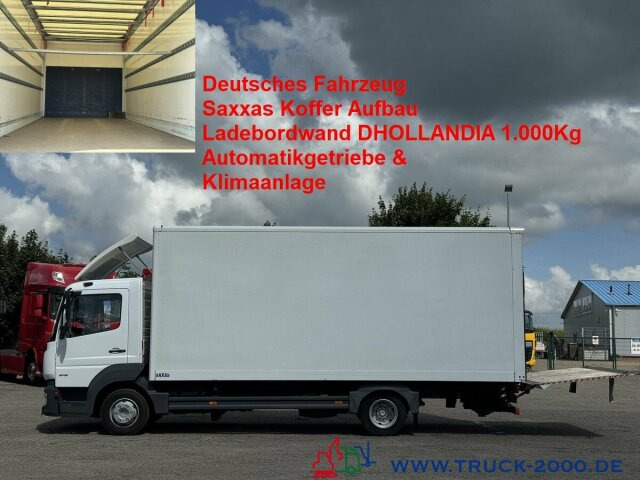 Лекотоварен автомобил фургон Mercedes-Benz Atego 818 Koffer LBW DHOLLANDIA 1.000kg 3 Sitze: снимка 1