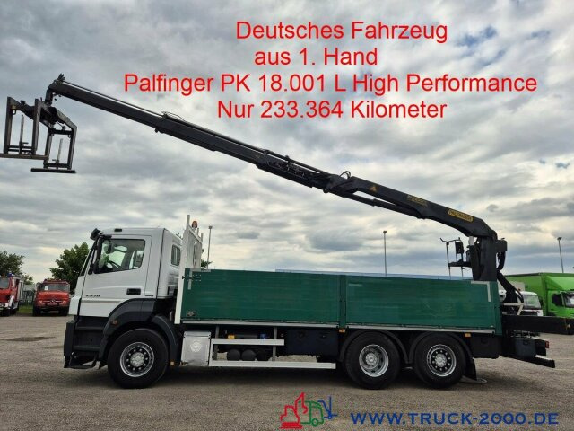 Mercedes-Benz Axor 2536 Palfinger PK 18001 HP Nur 233.964 KM - Бордови камион, Камион с кран: снимка 1 Mercedes-Benz Axor 2536 Palfinger PK 18001 HP Nur 233.964 KM - Бордови камион, Камион с кран: снимка 1