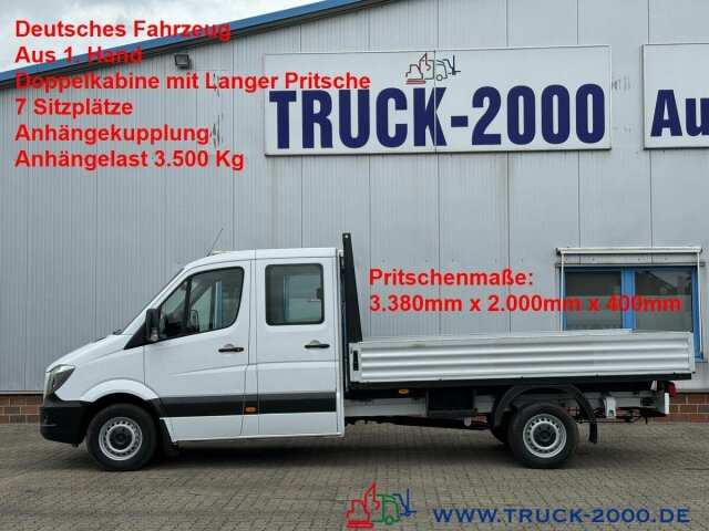 Mercedes-Benz Sprinter 316 CDI DoKa 7 Sitze AHK 3.500 Kg - Бордови бус, Бус с двойна кабина: снимка 1 Mercedes-Benz Sprinter 316 CDI DoKa 7 Sitze AHK 3.500 Kg - Бордови бус, Бус с двойна кабина: снимка 1
