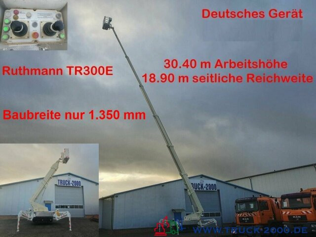 Ruthmann Raupen Arbeitsbühne 30.40 m / seitlich 18.90 m - Телескопична платформа, Вишка тип паяк: снимка 1 Ruthmann Raupen Arbeitsbühne 30.40 m / seitlich 18.90 m - Телескопична платформа, Вишка тип паяк: снимка 1