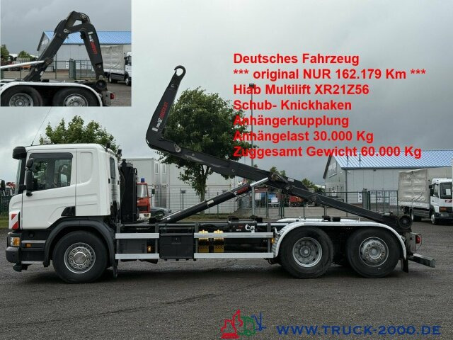 Scania P 410 Hiab Lenkbare Nachlauf Liftachse Nur162TKM - Мултилифт с кука камион: снимка 1 Scania P 410 Hiab Lenkbare Nachlauf Liftachse Nur162TKM - Мултилифт с кука камион: снимка 1