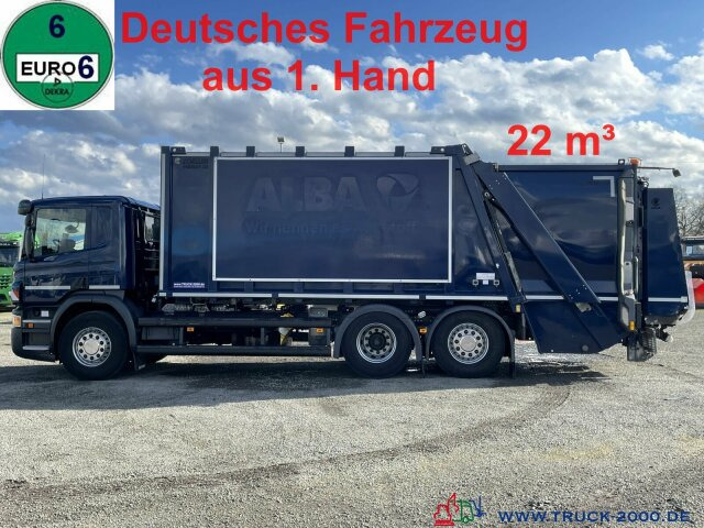 Scania P320 6x2 Zöller Medium X2 + Zöller Schüttung 1.1 - Боклукчийска кола: снимка 1 Scania P320 6x2 Zöller Medium X2 + Zöller Schüttung 1.1 - Боклукчийска кола: снимка 1