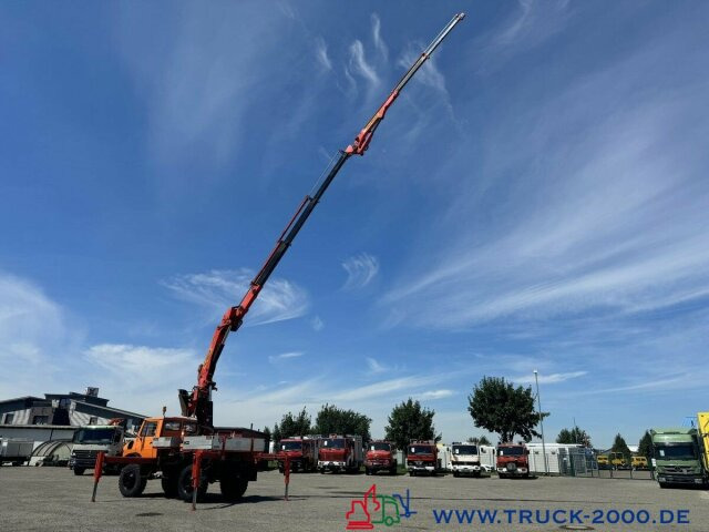 Unimog U1700 Kran PK16000 + Jib Höhe 22,50m + Winde - Камион с кран: снимка 3 Unimog U1700 Kran PK16000 + Jib Höhe 22,50m + Winde - Камион с кран: снимка 3