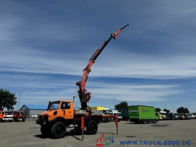 Unimog U1700 Kran PK16000 + Jib Höhe 22,50m + Winde - Камион с кран: снимка 4 Unimog U1700 Kran PK16000 + Jib Höhe 22,50m + Winde - Камион с кран: снимка 4