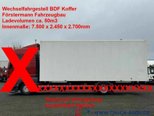 Wechselbrücke BDF Koffer Förstermann ca. 50 m3 - Каросерия - фургон: снимка 1 Wechselbrücke BDF Koffer Förstermann ca. 50 m3 - Каросерия - фургон: снимка 1