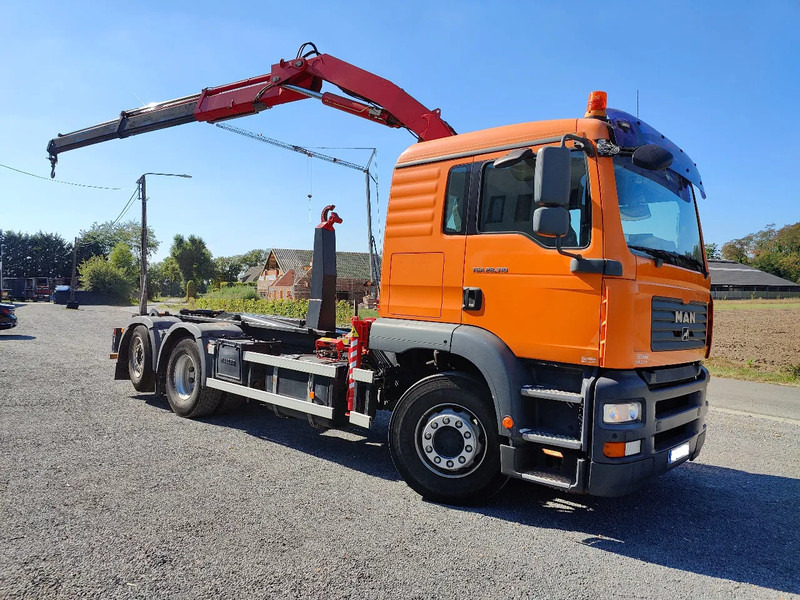 MAN TGA 28.310 Container / Fassi F130 - Мултилифт с кука камион, Камион с кран: снимка 1 MAN TGA 28.310 Container / Fassi F130 - Мултилифт с кука камион, Камион с кран: снимка 1