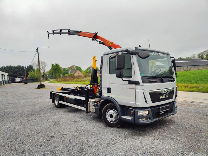MAN TGL 12.250 Container + Palfinger PK5001 Remote - Мултилифт с кука камион, Камион с кран: снимка 2 MAN TGL 12.250 Container + Palfinger PK5001 Remote - Мултилифт с кука камион, Камион с кран: снимка 2