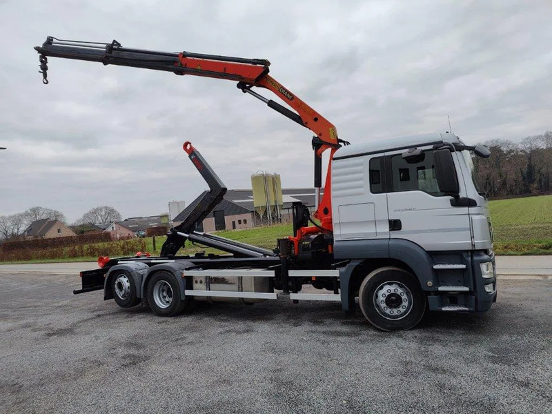 MAN TGS 26.320 Container Multilift + Kraan Palfinger PK16502 - Мултилифт с кука камион, Камион с кран: снимка 3 MAN TGS 26.320 Container Multilift + Kraan Palfinger PK16502 - Мултилифт с кука камион, Камион с кран: снимка 3