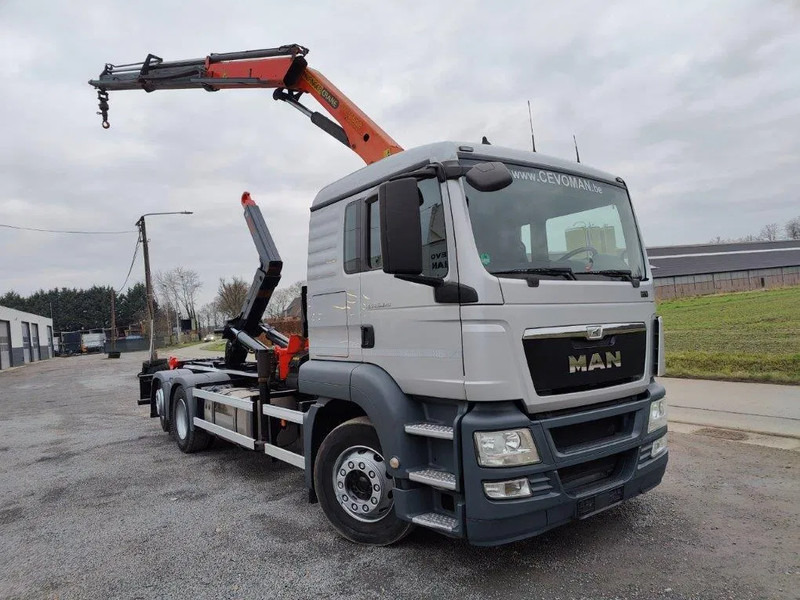 MAN TGS 26.320 Container Multilift + Kraan Palfinger PK16502 - Мултилифт с кука камион, Камион с кран: снимка 2 MAN TGS 26.320 Container Multilift + Kraan Palfinger PK16502 - Мултилифт с кука камион, Камион с кран: снимка 2