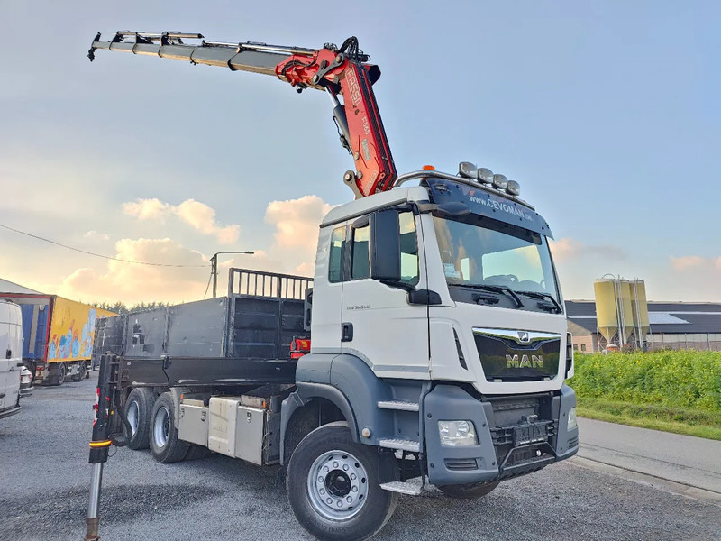 MAN TGS 35.500 Tridem 8x4 Euro6 Kipper Kraan Fassi F365 - Самосвал камион, Камион с кран: снимка 1 MAN TGS 35.500 Tridem 8x4 Euro6 Kipper Kraan Fassi F365 - Самосвал камион, Камион с кран: снимка 1