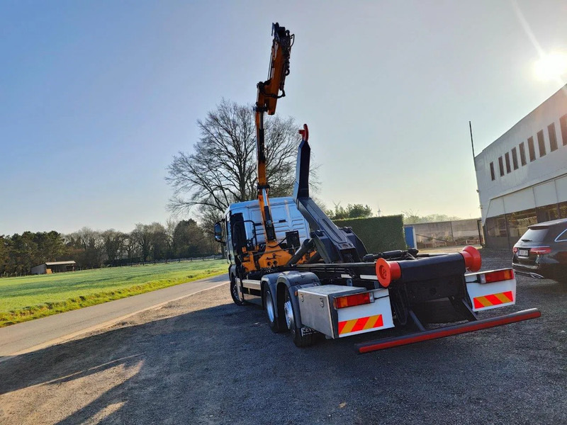 MAN TGX 26.400 6x2 Euro5 Container LEEBUR + Crane Effer 145 - Мултилифт с кука камион, Камион с кран: снимка 3 MAN TGX 26.400 6x2 Euro5 Container LEEBUR + Crane Effer 145 - Мултилифт с кука камион, Камион с кран: снимка 3