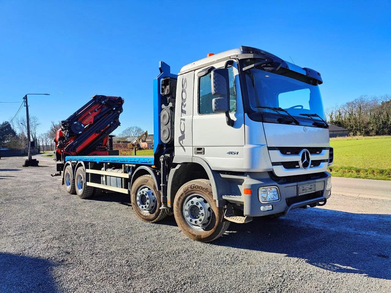 Mercedes-Benz Actros 4151 V8 8x4 Palfinger PK78002 + Flyjib PJ170 - Бордови камион, Камион с кран: снимка 2 Mercedes-Benz Actros 4151 V8 8x4 Palfinger PK78002 + Flyjib PJ170 - Бордови камион, Камион с кран: снимка 2