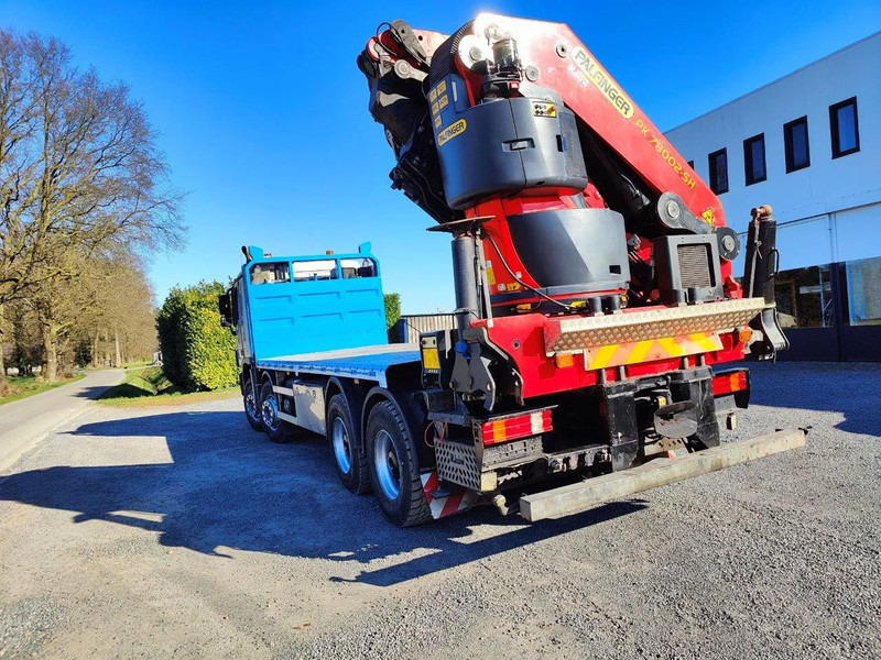 Mercedes-Benz Actros 4151 V8 8x4 roofcrane / dachdecker Palfinger PK78002 + Flyjib PJ170 - Бордови камион, Камион с кран: снимка 4 Mercedes-Benz Actros 4151 V8 8x4 roofcrane / dachdecker Palfinger PK78002 + Flyjib PJ170 - Бордови камион, Камион с кран: снимка 4