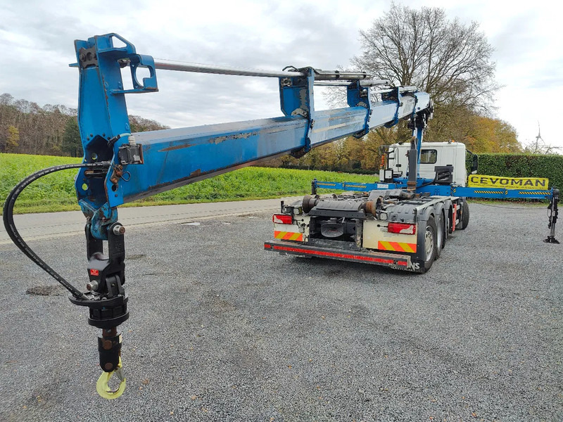 Scania P360 8x2 Tridem container Crane HIAB 244 - Мултилифт с кука камион, Камион с кран: снимка 3 Scania P360 8x2 Tridem container Crane HIAB 244 - Мултилифт с кука камион, Камион с кран: снимка 3