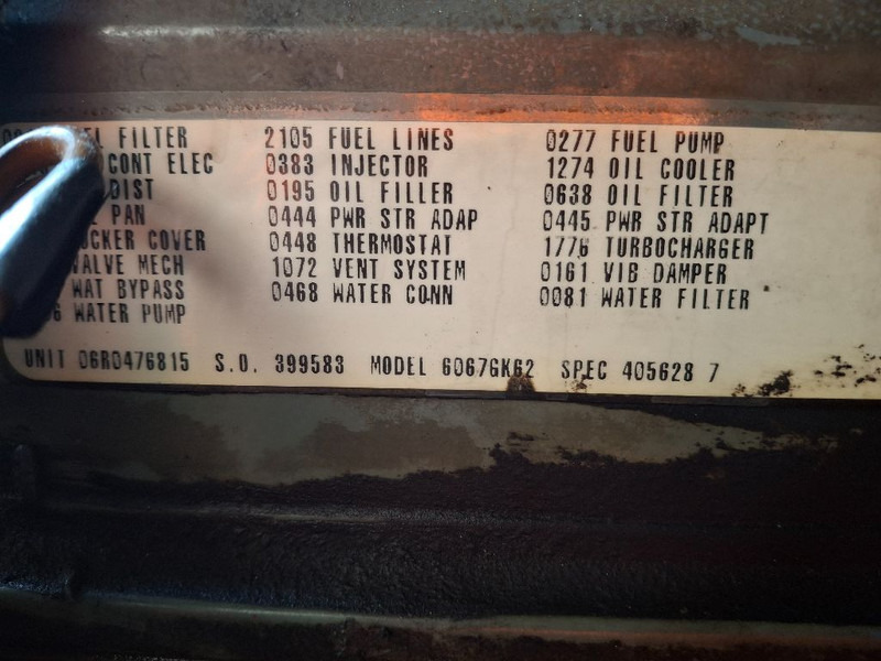 Двигател Detroit 6067GK62 60-serie: снимка 6