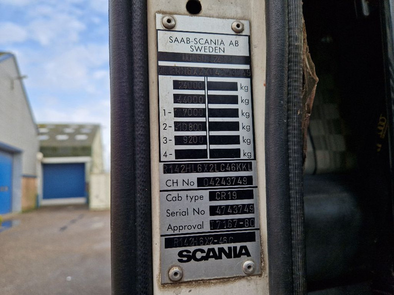 Бордови камион Scania R 142 H 6X2 V8: снимка 10